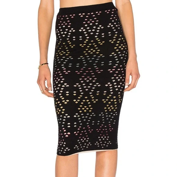 NWT Alice + Olivia Ani Pencil Skirt Multi Color Dead stock - Picture 2 of 9